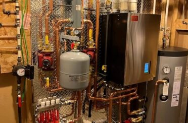 Installation of a boiler with an indirect tank by Arpi's in Calgary