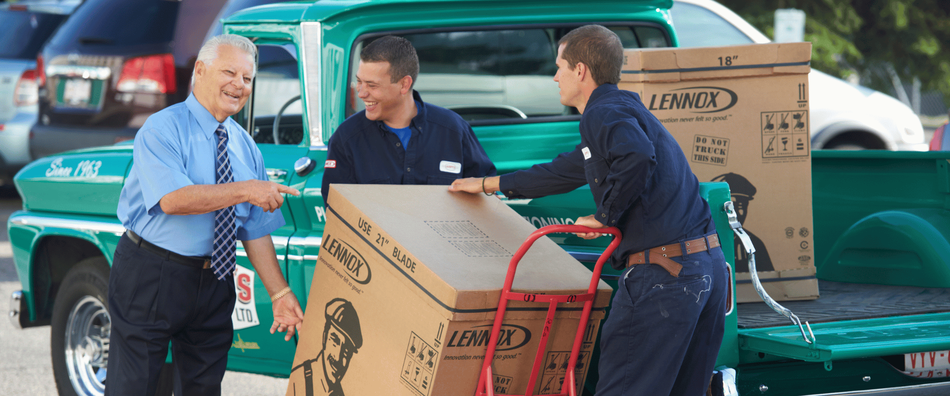 new air conditioner delivery in Calgary by Arpi's